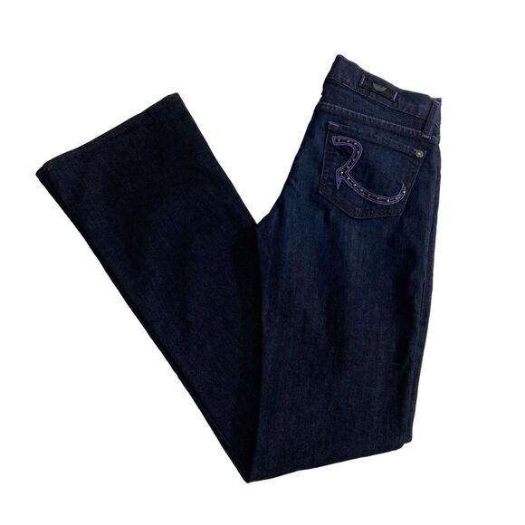 Rock & Republic Jeans Women’s 26 Kasandra Flare Denim Pants Casual City - Picture 1 of 14